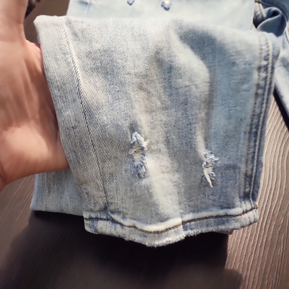 Fashion Nova Light Blue Straight Leg Jeans - Picture 3 of 12